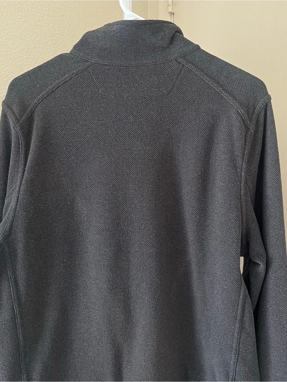 Mountain Hardwear Full Zip Fleece Jacket Gray Textured OM5961 Size M